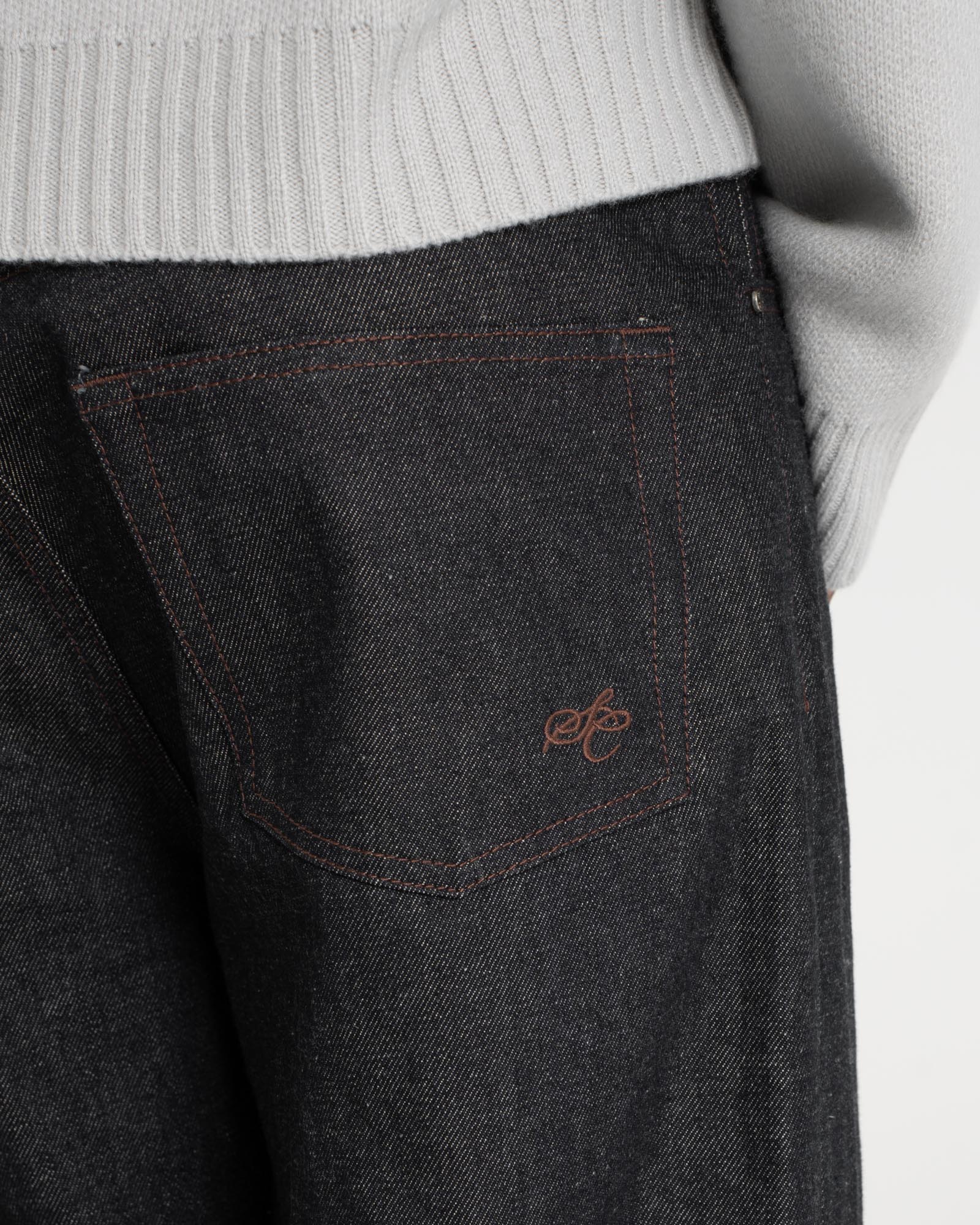 Raw Selvedge Denim Jeans Darkwash